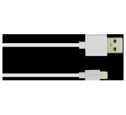 Slika izdelka: CANYON MFI-1, CNS-MFICAB01W Ultra-kompaktni MFI kabel, certificiran s strani Apple, dolžina 1 m, premer 2,8 mm, bela barva.