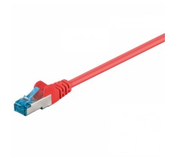 Slika izdelka: GOOBAY S/FTP CAT 6A patch 0,5m rdeči mrežni povezovalni kabel